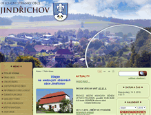 Tablet Screenshot of obec-jindrichov.cz